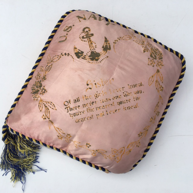 CUSHION, Pink US Navy Sister - Extra Small